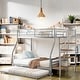 preview thumbnail 2 of 10, Three-In-One Bunk Bed With Stairs, Detachable Into Three