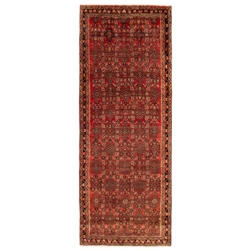 ECARPETGALLERY Hand-knotted Andelz Copper Wool Rug - 3'8 x 9'6 - Dark Copper - 3'8 x 9'6