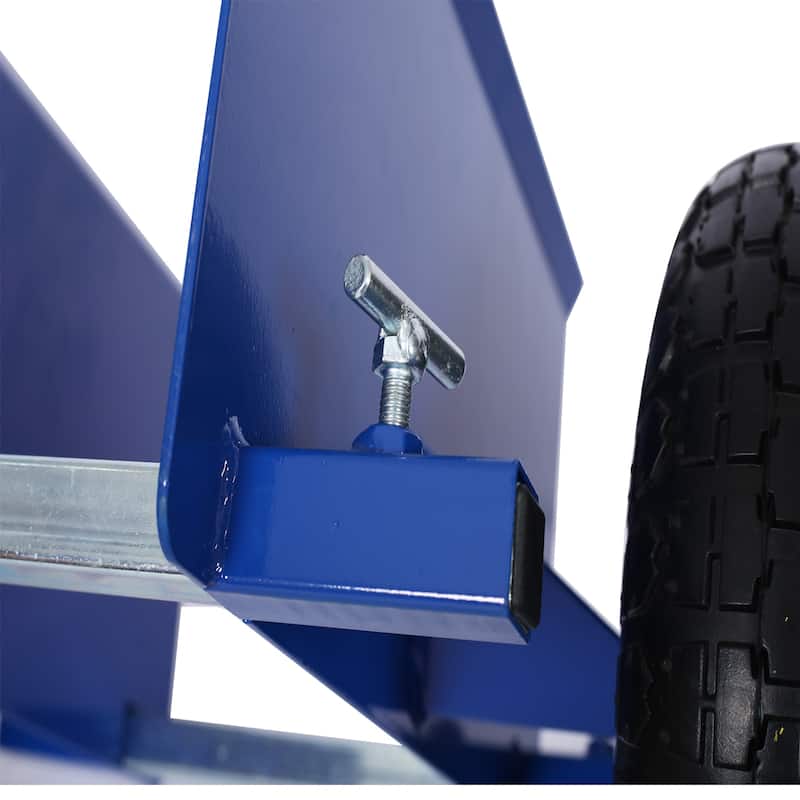 Heavy Duty Panel Dolly, 600LbS Capacity Door Dollys Pneumatic Wheels - 21.7“Lx5.9”Wx12“H