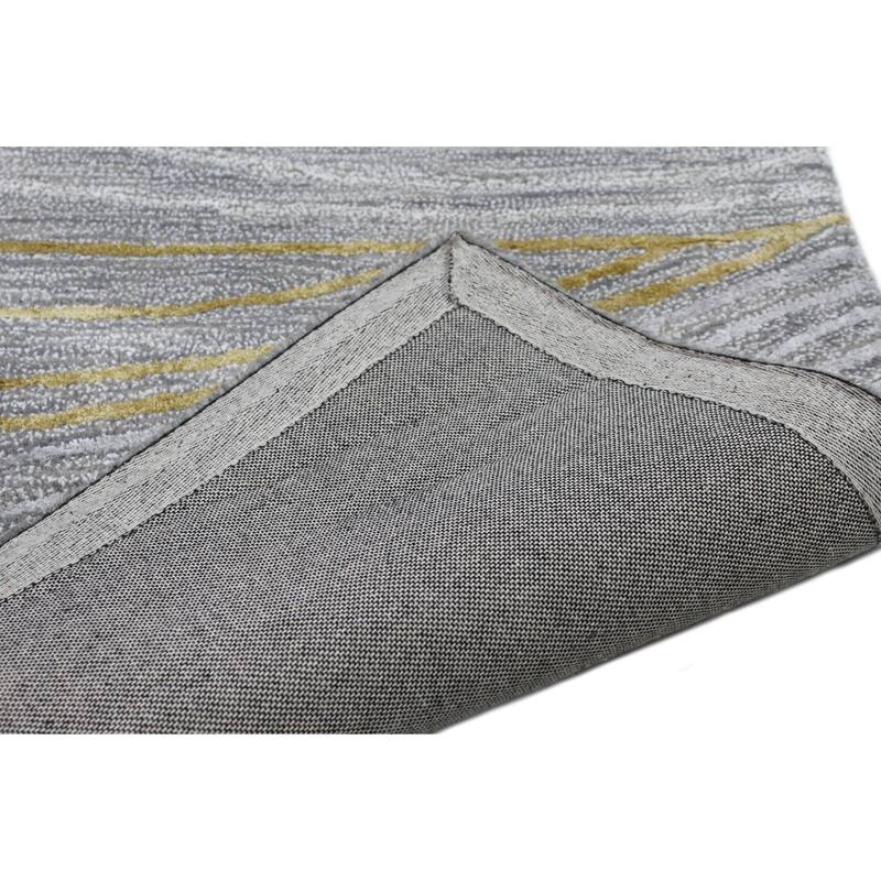 Bashian Makai Grey Contemporary Area Rug