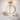 Tonula Double-Light Wall Sconce with Satin Brass Finish