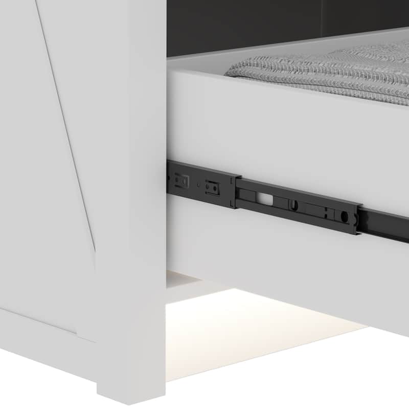 8 - Drawer Dresser With LED Light and USB Port