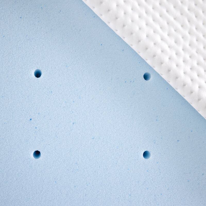 CLOSEOUT 2-Inch Memory Foam Mattress Topper with Graphene Cover
