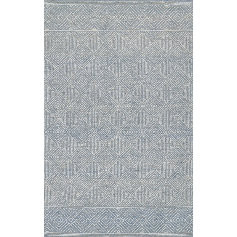 Momeni Mallorca Geometric Hand-hooked Wool Area Rug - 9' X 12' - Grey - Runner/Rectangle