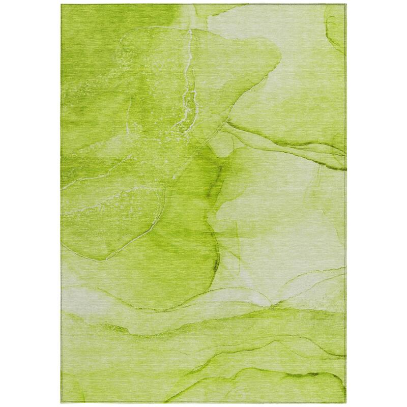 Allus Artistic Abstract Weather Resistant Timeless Fusion Outdoor Rug