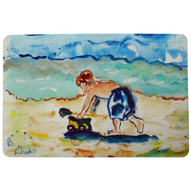 Boy & Toy Doormat 18x26