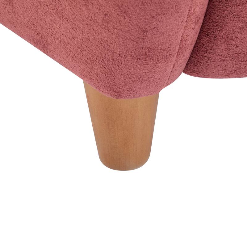 Roomfitters Lucia Wingback Armchair, Cozy Modern Accent Chair for Living Room and Bedroom