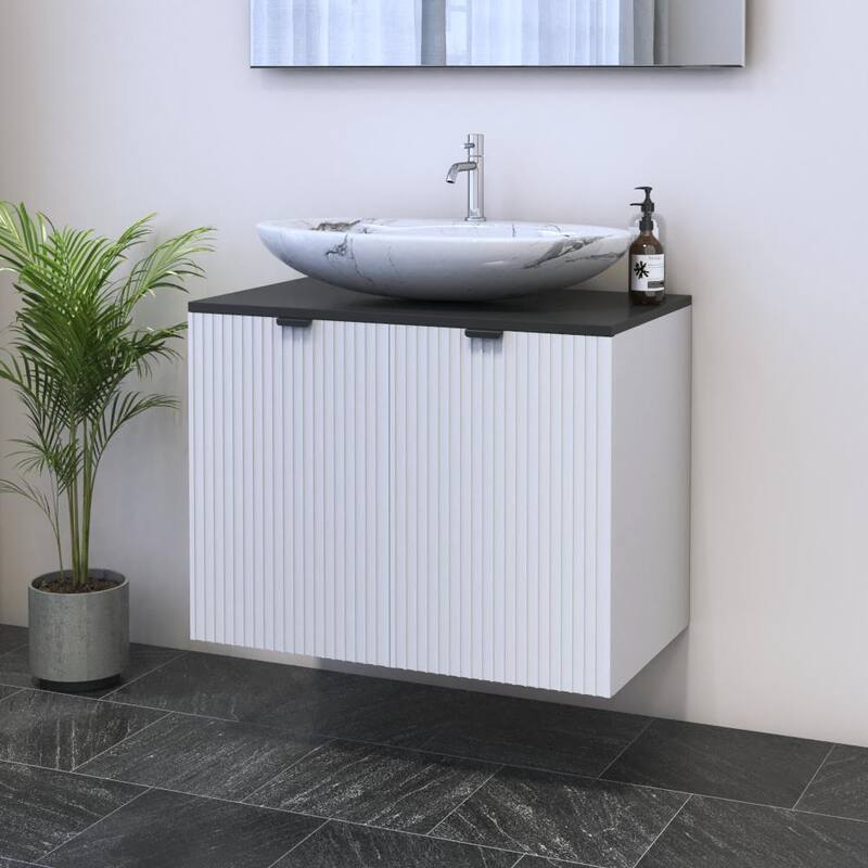 Nicole 2D 80 Floating Bathroom Vanity (32" Width)