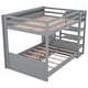 preview thumbnail 7 of 34, Wood Convertible Full Size Bunk Bed with Storage & Bedside Table