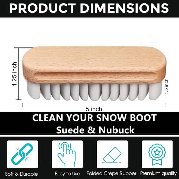 Crepe Suede Rubber Brush for Cleaning UGG Boots