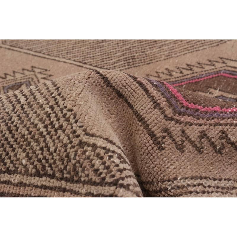 ECARPETGALLERY Hand-knotted Konya Anatolian Beige Wool Rug - 3'8 x 10'3