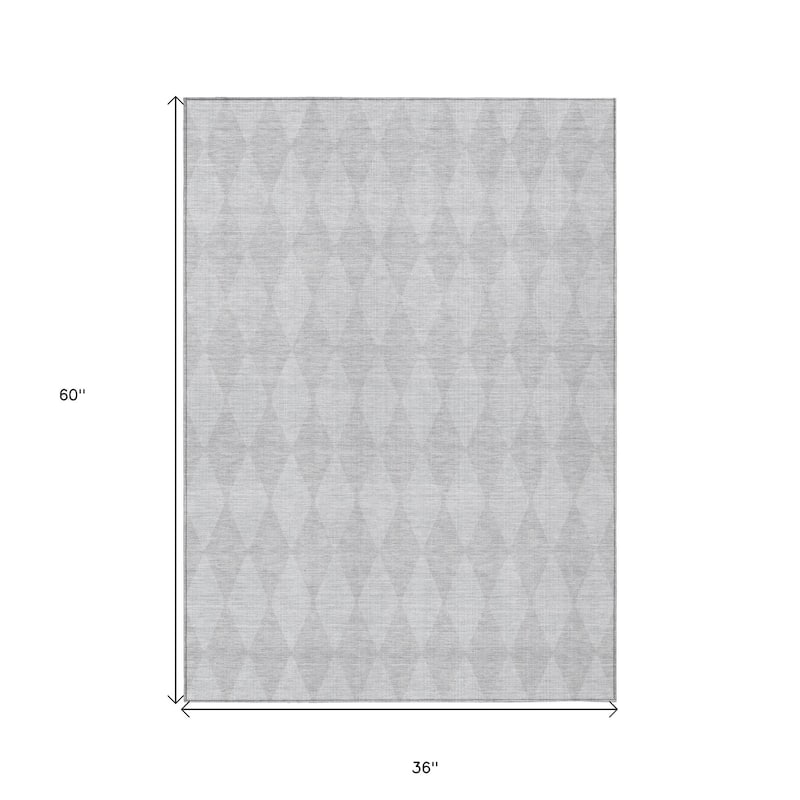 HomeRoots Geometric Transitional Rectangle Outdoor Rug