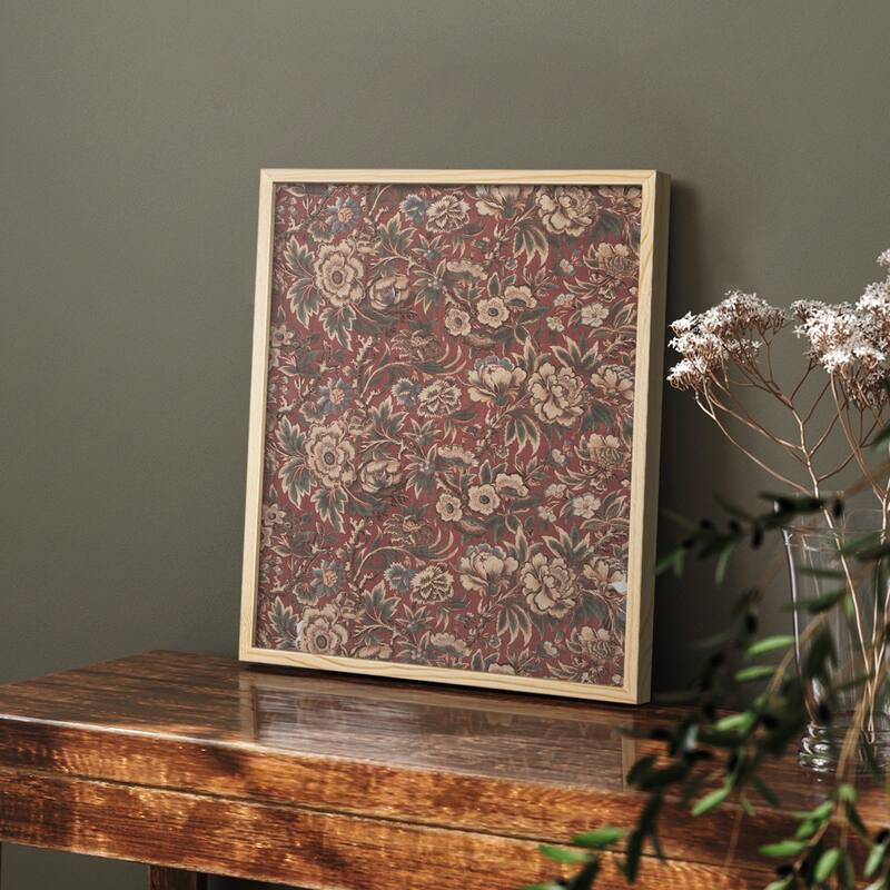 Vintage Abstract Print LXXVI -Framed Print