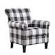 Option Black and White Buffalo Check