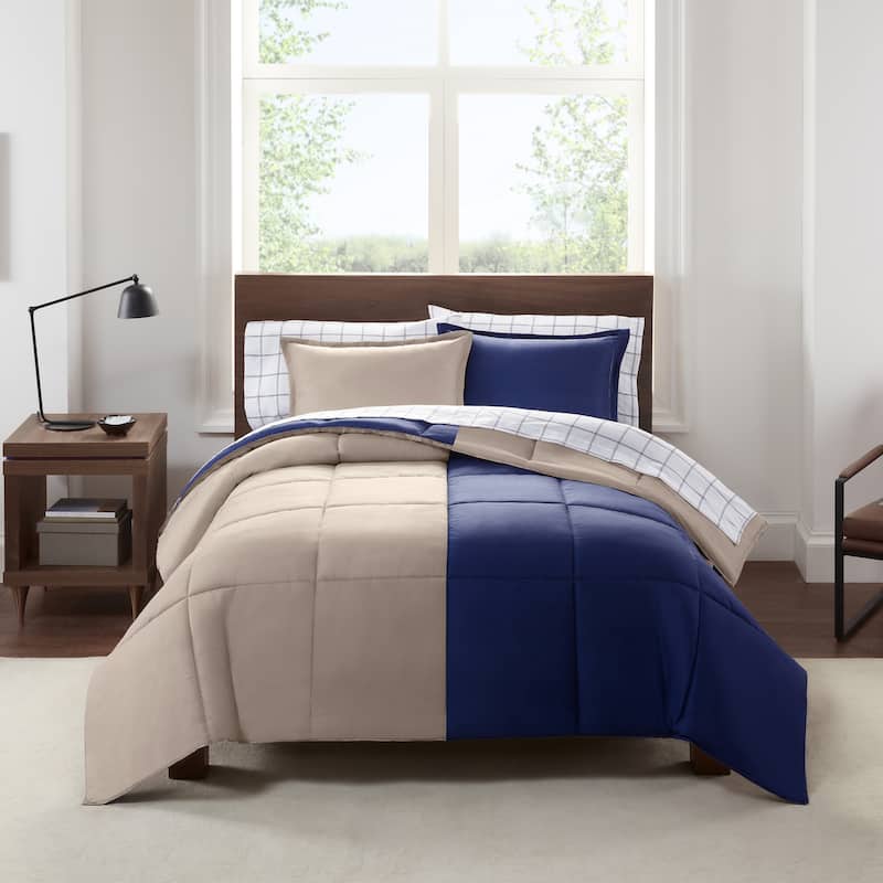 Serta Simply Clean Antimicrobial Reversible Bed in a Bag