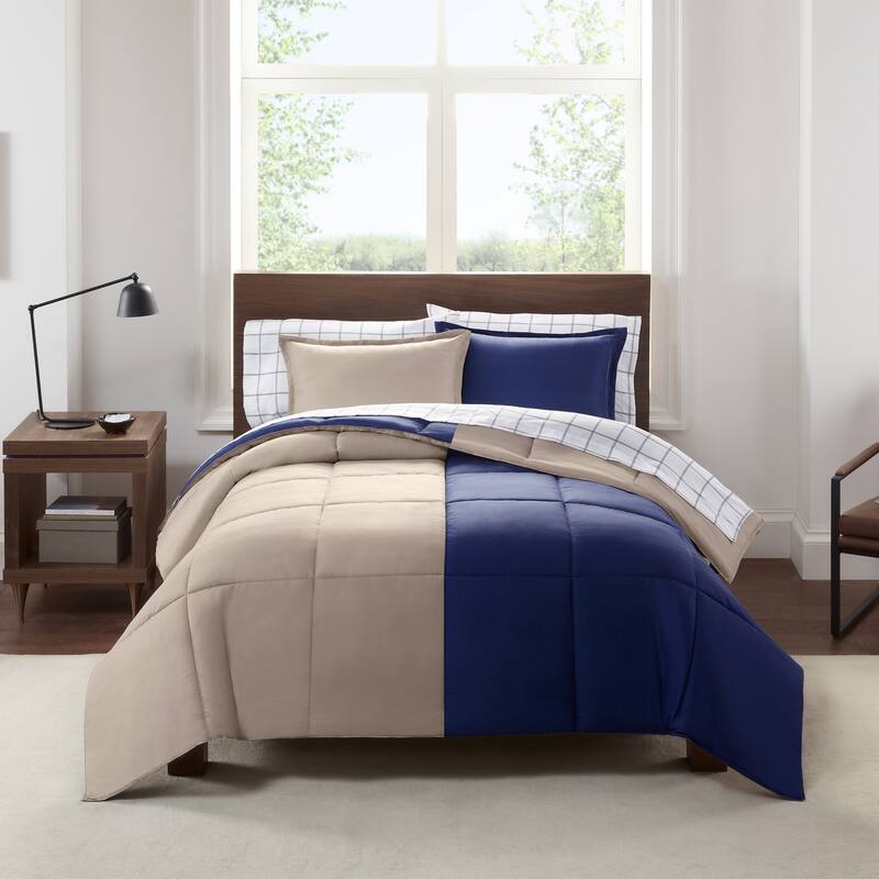 Serta Simply Clean Antimicrobial Reversible Bed in a Bag