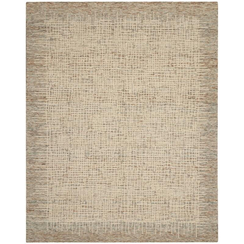 Fase Power Loomed Abstract Modern Soft Area Rug By HomeRoots - 117' X '93' X '0.5