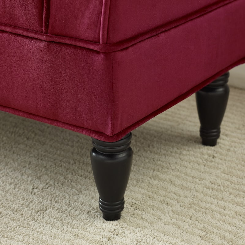 Linon Rushbrook Classic Microfiber Bedroom Bench
