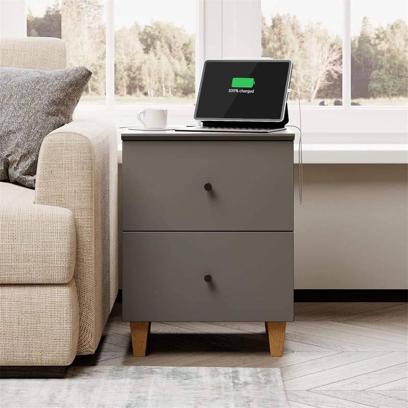 Nightstands with Charging Station