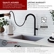preview thumbnail 50 of 71, Single Handle Pull-Down Sprayer Kitchen Faucet K-141 - Height: 17.25" Spout H: 9" Spout R: 9"