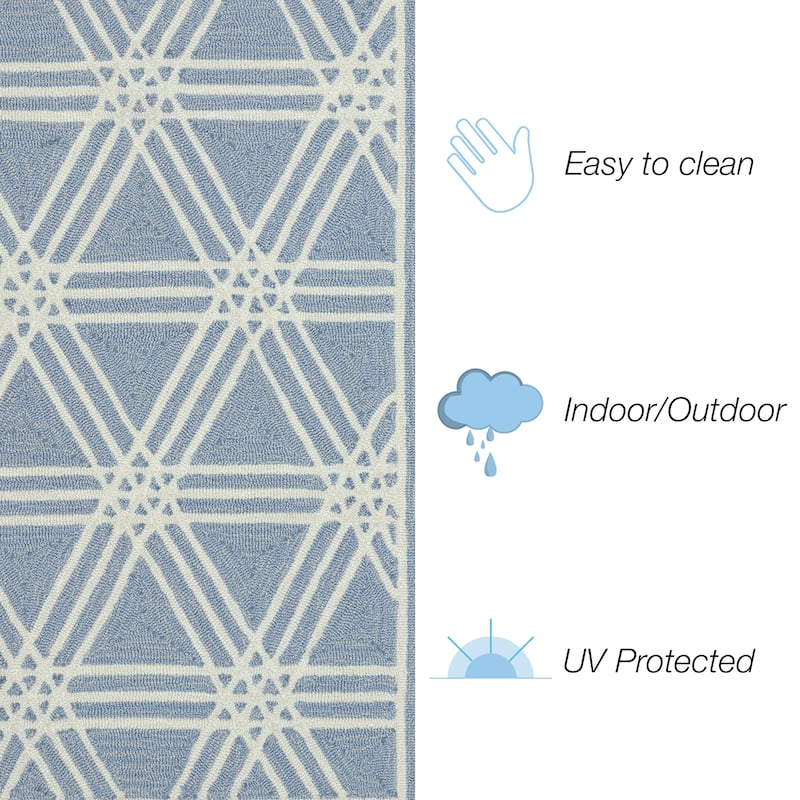 Liora Manne Capri Hex Indoor/Outdoor Rug