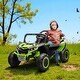 preview thumbnail 4 of 12, 24V 7AH 2-Seater Kids Ride-On UTV, 4MPH Electric Car with LED Lights, Music, Horn, and 4 Suspension Wheels