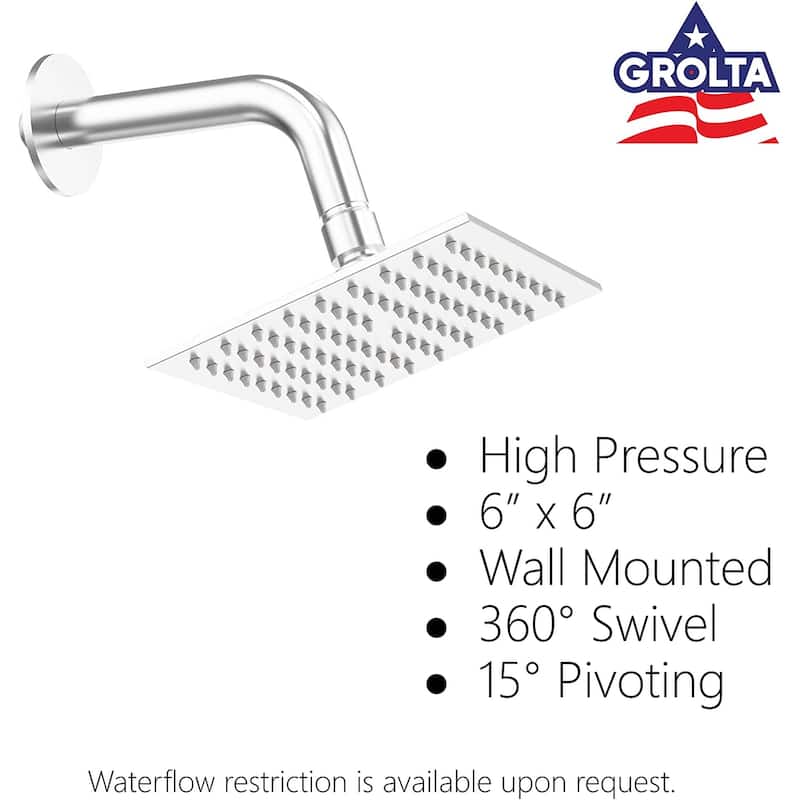 chrome dual shower heads 3 way thermostatic shower system - 7'6" x 10'9"