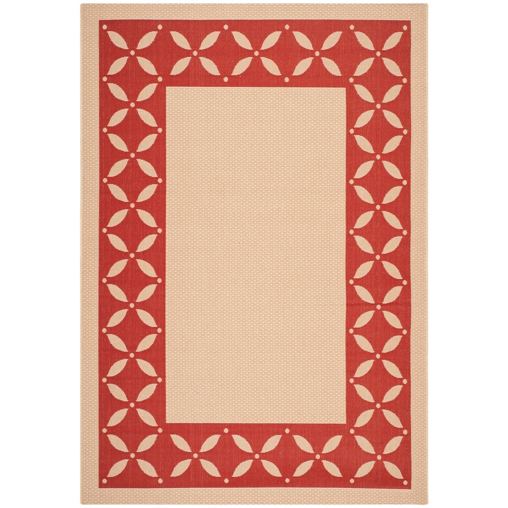 Martha Stewart by SAFAVIEH Mallorca Border Indoor/ Outdoor Waterproof Rug