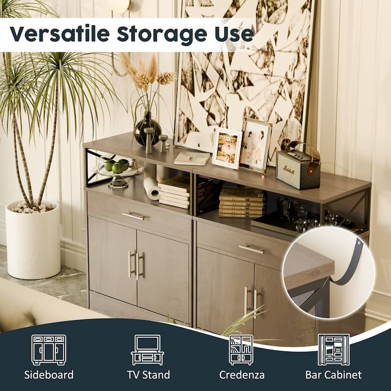 Futzca Sideboard Buffet Cabinet, Kitchen Storage Cabinet
