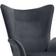 preview thumbnail 51 of 92, Upholstered Wingback Armchair Leisure Accent Chair, Single - 40.55" H x 28.34" W x 33.1" D