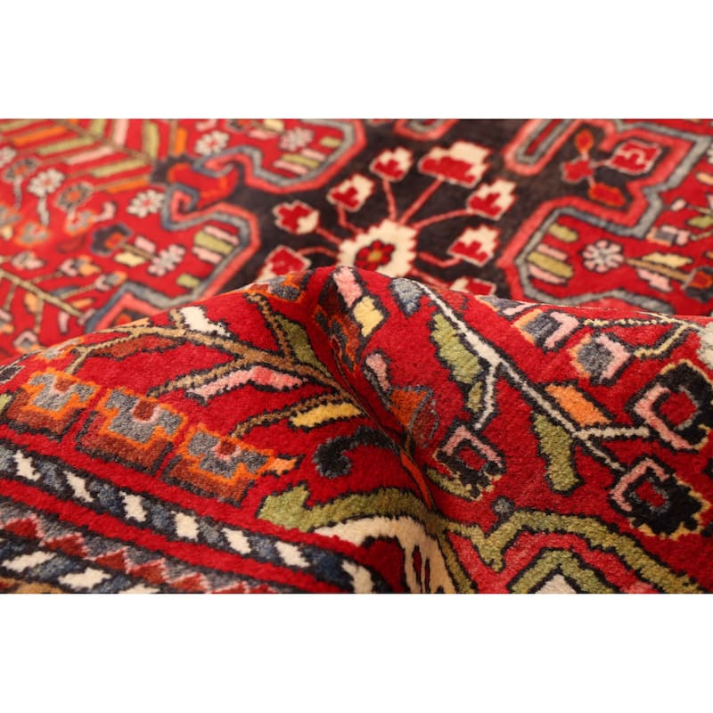 ECARPETGALLERY Hand-knotted Anatolian Vintage Red Wool Rug - 3'11 x 5'9
