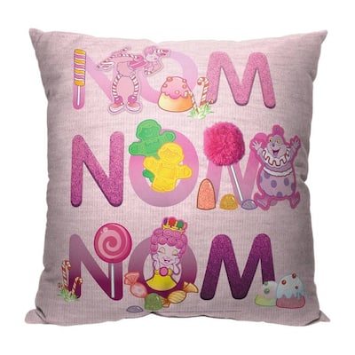Hasbro Candyland Nom Nom Nom 18 Inch Throw Pillow