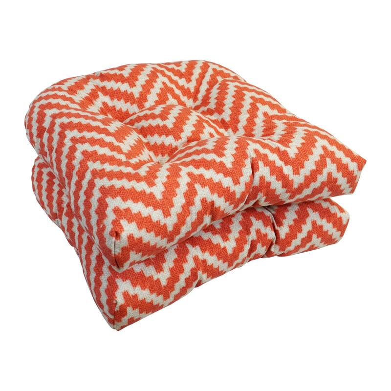 19-inch U-Shaped Dining Chair Cushions (Set of 2) - Weiland Persimon