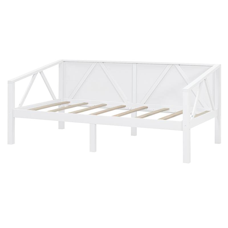 Full/Twin Size Daybed - Convertible Sofa Bed with Trundle (Optional) for Guest Rooms