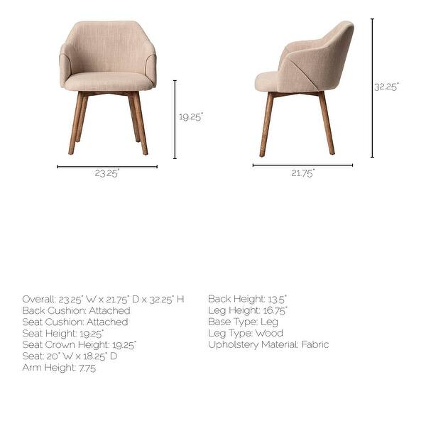 Cream Fabric Wrap With Medium Brown Wooden Frame Dining Chair Cream Fabric Wrap With Medium Brown Wooden Frame Dining Chair