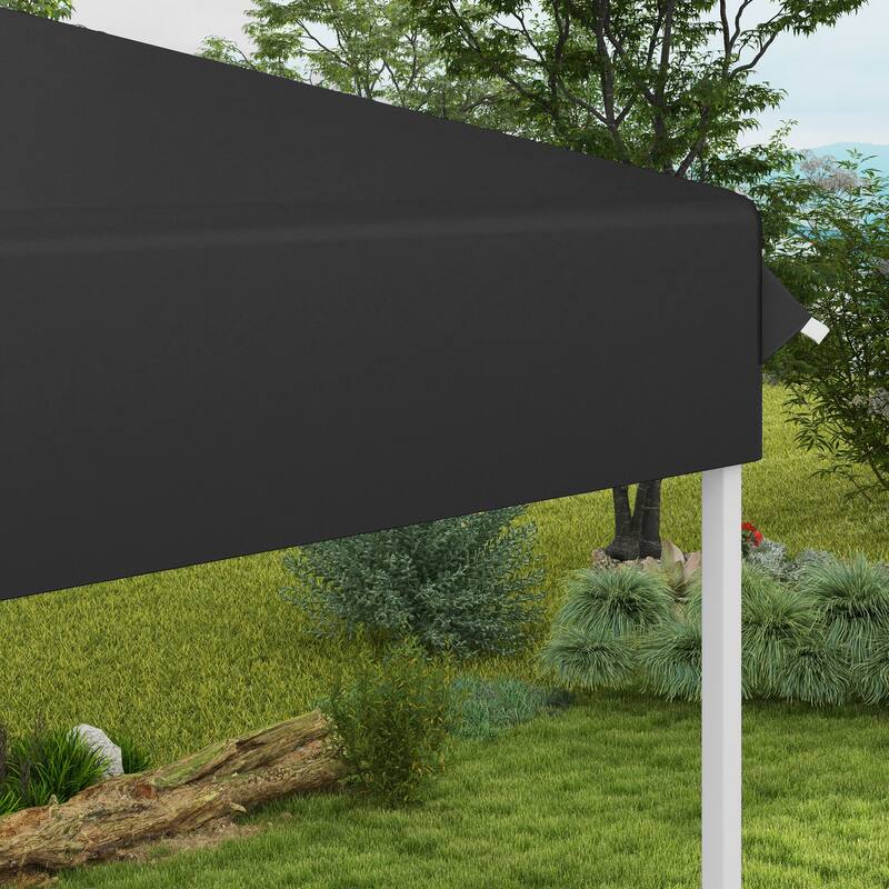 Outsunny 13' x 13' Pop Up Canopy Tent, Instant Sun Shelter, Tents for Parties, Height Adjustable, with Wheeled Carry Bag for
