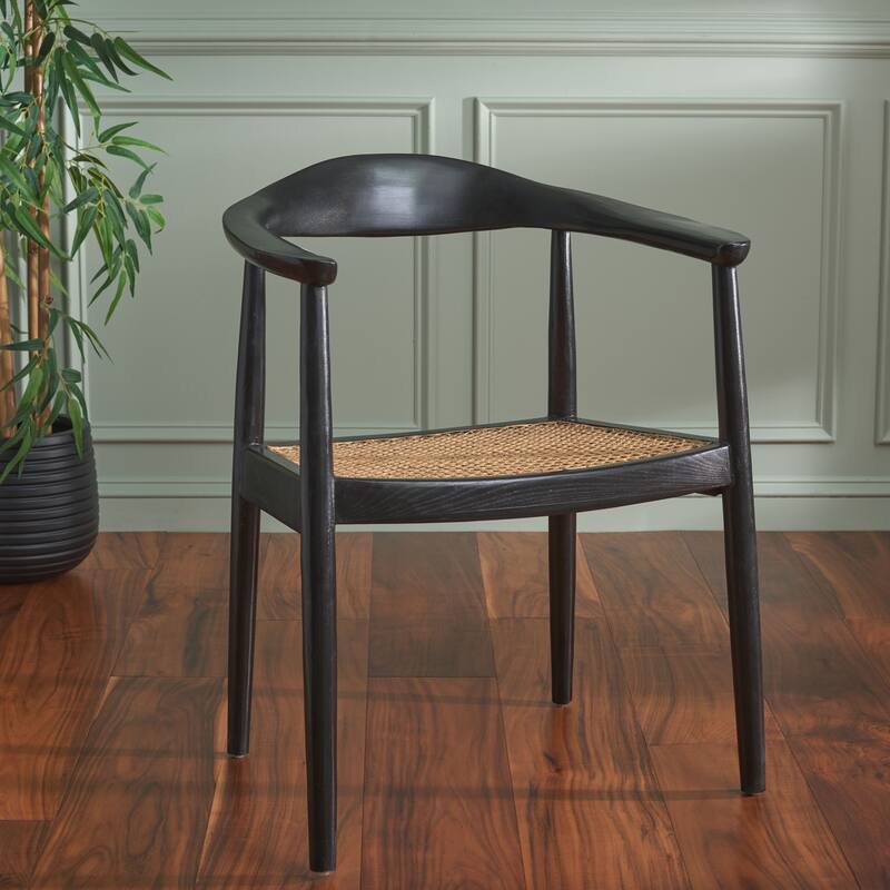 SAFAVIEH Savina Open Weaving Accent Chair, Fully Assembled - 25"W x 21"D x 31"H