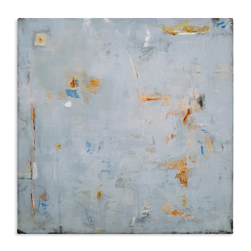 Stupell Abstract Grey & Accents Canvas Wall Art Design By Jodi Major - 24 x 24