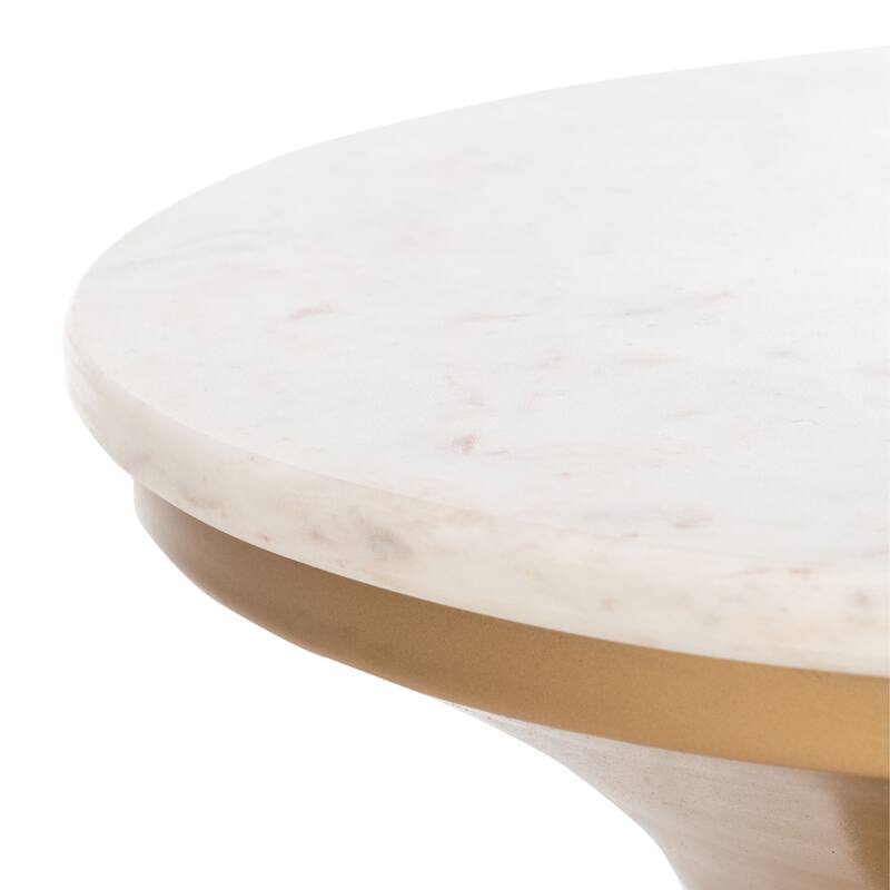 SAFAVIEH Nevada Pedestal End Table - 16" x 16" x 22" - 16Wx16Dx22H