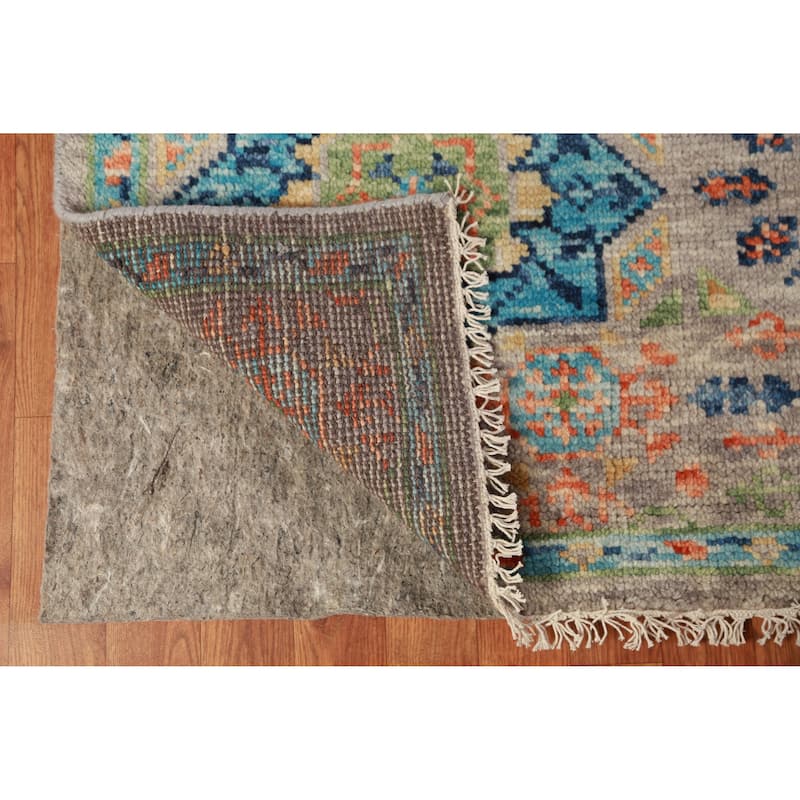 Traditional Kazak Indian Area Rug Handmade Wool Carpet - 7'11"x 10'1"