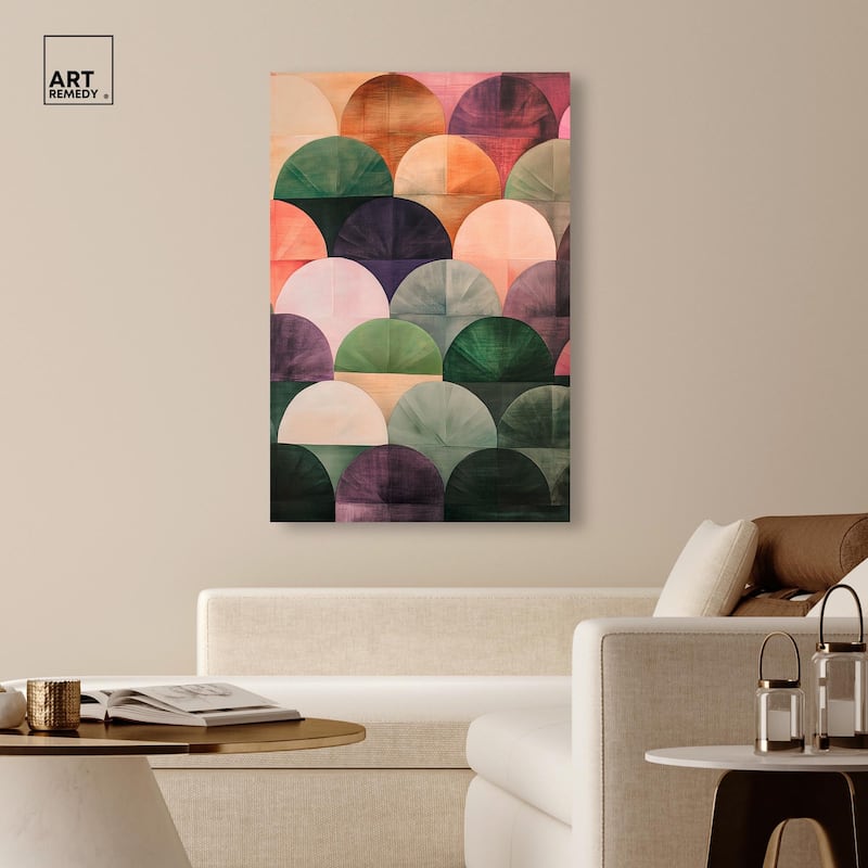 Rising Suns Canvas by Art Remedy, Gallery Wrapped