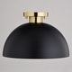 preview thumbnail 12 of 11, Devon 12.75-in W LED Compatible Mid-Century Modern Semi Flush Mount Ceiling Light