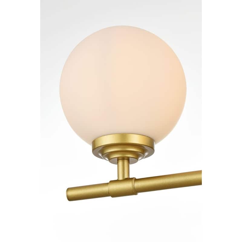 Ash 1 Light Black and Frosted White Bath Sconce