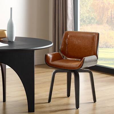 Art Leon Modern Swivel Accent Dining Chair