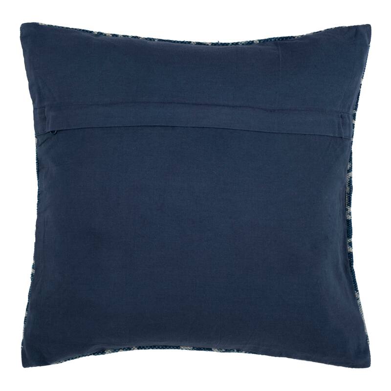 SAFAVIEH Home Collection Merly Indigo 18-inch Square Decorative Pillow