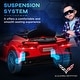 preview thumbnail 3 of 18, Licensed Chevrolet Corvette 12V Electric Ride-On Car with Remote Control for 3-6