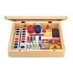 preview thumbnail 1 of 1, Cra-Z-Art 5-in-1 Portable Wooden Tabletop Art Easel W/ Chalkboard & Dry Erase Board