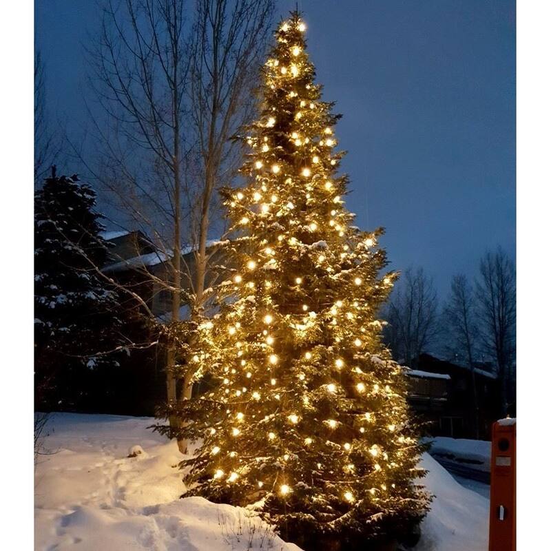 25 Pack LED C7 Plastic Filament Outdoor Christmas Replacement Bulbs, Warm White
