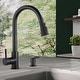 preview thumbnail 11 of 13, Proox Commercial Single Handle Pull Down Sprayer Kitchen Sink Faucet with Soap Dispenser Matte Black