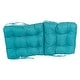 preview thumbnail 53 of 61, Multi-section Tufted Outdoor Seat/Back Chair Cushion (Multiple Sizes)